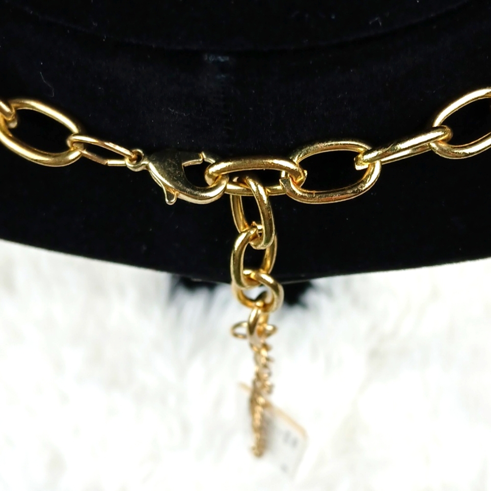 M. Haskell Layered Chain-Link & Rhinestone Necklace - Picture 4 of 6
